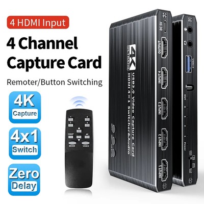 2024 New 4K Audio Video Capture Card For USB 3.0 Video Capture Device 4K Full HD