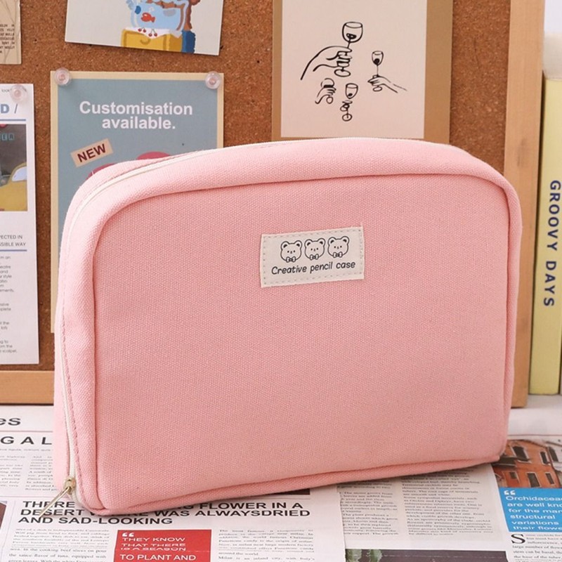 Girls School Pouch Kawaii Big Pencil Box Large Capacity Pen Bag Pencil Case
