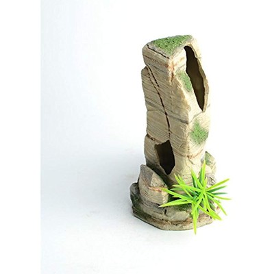 Hygger Large Aquarium Decorations, Seabed Landscape Rock Mountain Cave With Fish