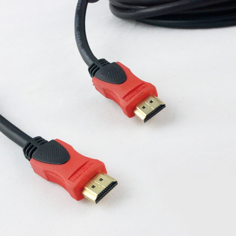 1x 16FT 5M 1.4V High Speed HDMI to HDMI DVD Long Cable Male Double Magnet Ring