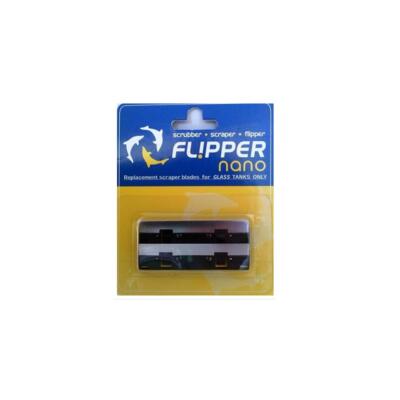 Flipper Nano Replacement 2 pack Stainless Steel Blades Glass Tanks