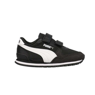

Puma St Runner V3 Mesh Slip On Toddler Boys Черные кроссовки Повседневная обувь 385512-, Черный, Puma St Runner V3 Mesh Slip On Toddler
