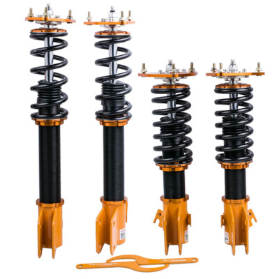Adj. Damper Coilovers Coil Struts For Subaru Impreza WRX 02-07 Forester 03-08 SG