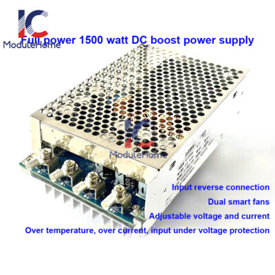 DC Boost Converter Step-up Power Supply Module 1500W 50A 12V-48V to 24V-70V New