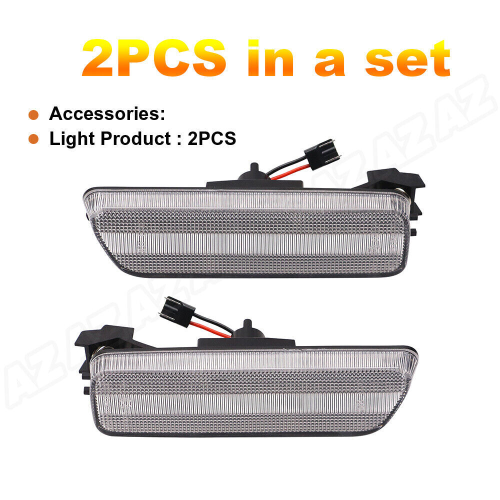 For VW GOLF GTI JETTA MK4 2X Front Bumper Side Lamp Marker Turn Signal Light