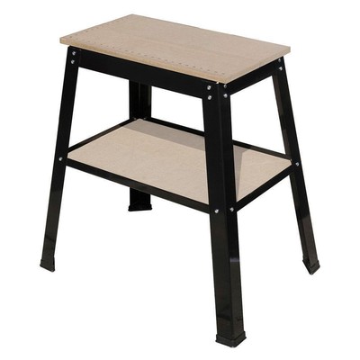 POWERTEC Universal Tool Stand 32''H Metal Base W/Anti-Slip Portable/Sturdy Black