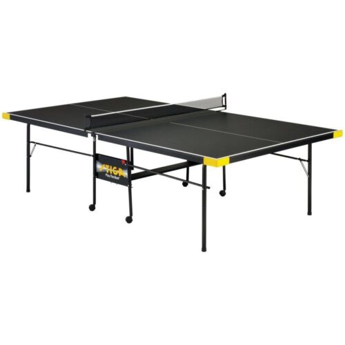  KATIDAP Portable Ping Pong Table,Mid-Size Foldable Tennis Table  with Net for Indoor Outdoor,Blue,60x26x27.5 Inch : Sports & Outdoors