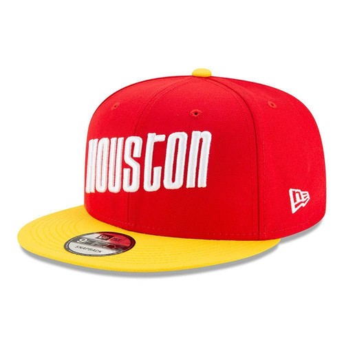 

[12289221] Мужские кроссовки New Era Hardwood Classics Night 9Fifty Snapback NBA — Rockets, Red/yellow