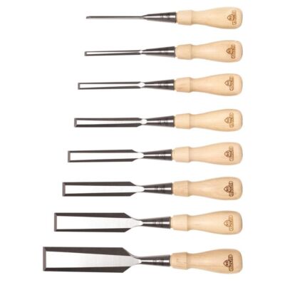 Stanley Sweetheart Socket Chisel Set With Tool Roll 8Pc