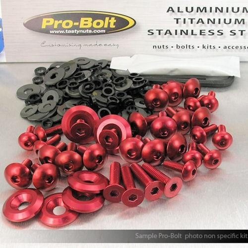 Set of 6 Pro-Bolt Red 12mm Sprocket Nuts SPN12R NEW | eBay