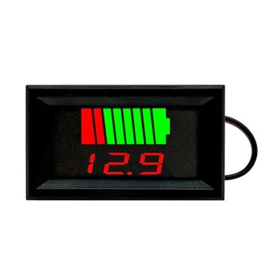 Battery Capacity Meter Car Battery Charge Level Indicator Battery Tester
