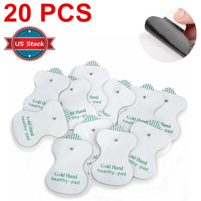10-50pcs Snap On Replacement Pads Pulse Therapy Massager & Electrode Tens Unit