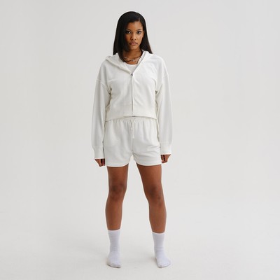 

Juicy Couture Wmns Liv Cosy Fleece Zip Hoodie Women Sugar Swizzle, Бежевый