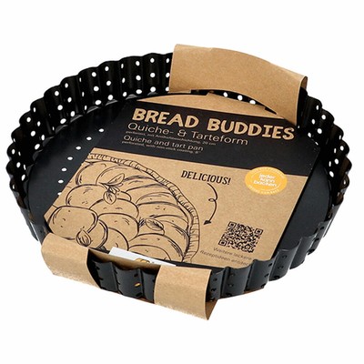 Birkmann Bread Buddies Quiche- & Tarteform Backform Quicheform Karbonstahl Ø20cm