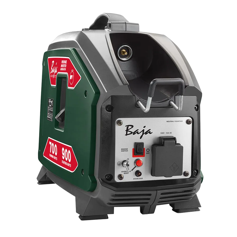 900-watt Low Oil Shutdown Muffler Propane Gas Powered