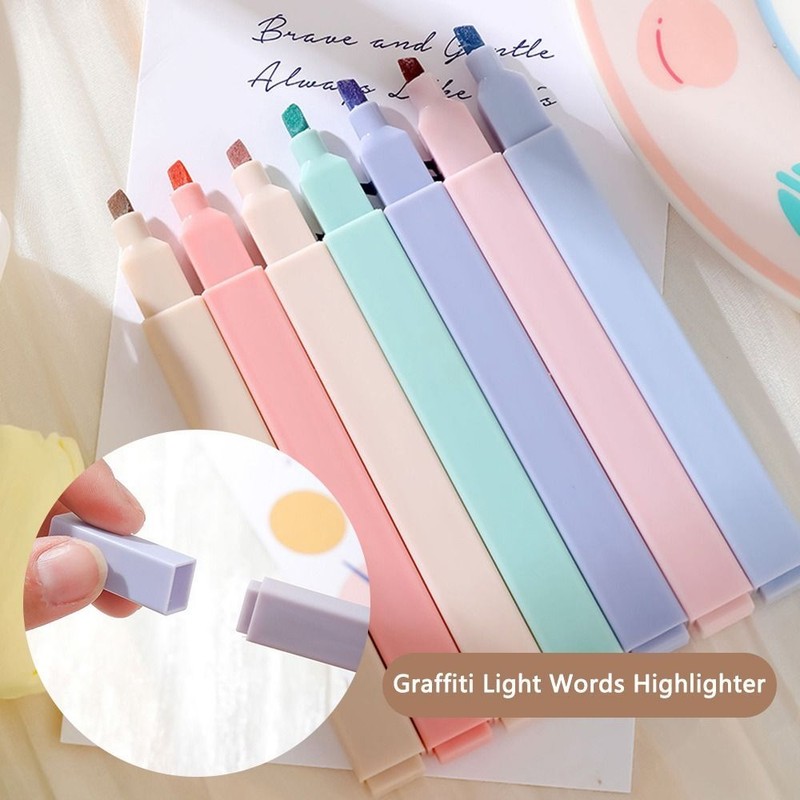 Tip Marker Pen School Office Supplies Highlighters Pens Past