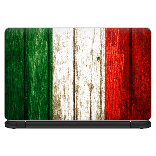 как выглядит Universal Laptop Skins wrap for 15" - flag italy grunge distressed country фото