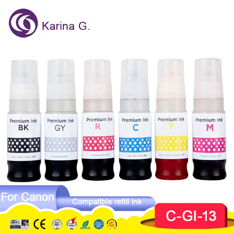 For ink Compatible Color GI 13 GI-13 Bulk Bottle Refill Ink For PIXMA G510 G61