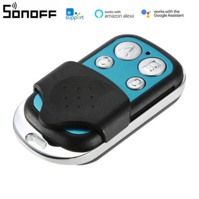SONOFF RF 433MHz Remote Controller Key 4 Button Wifi Wireless Smart Home Control