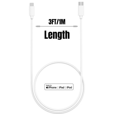 Bulk Lot PD Fast Charger USB-C to iPhone Cable 3/6FT For Apple 13 12 11 XR Cord