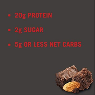 PowerBar Clean Whey Bar, Chocolate Nut Brownie, 2.12 Oz (16 