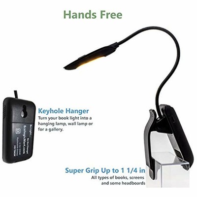 Gift For Book Lover - Extended 1200mAh To Read 85 Hours Charge 9 Brightness Eye