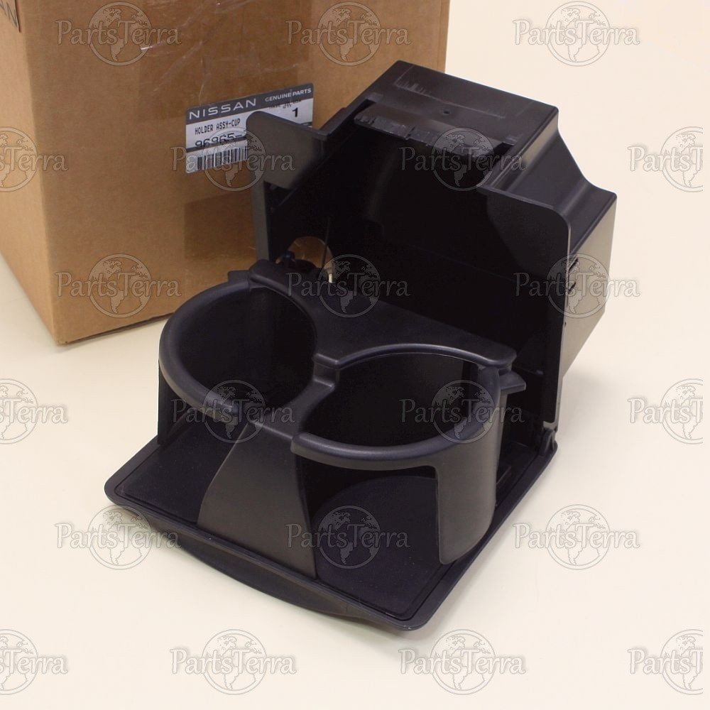 OEM Nissan ARMADA TITAN Infiniti QX56 Rear Center Console Charcoal Cup Holder