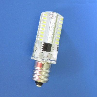 10pcs E12 C7 LED Light Bulb 2.6W 110V 120V 64-3014 SMD Lamp Daylight White 6500K