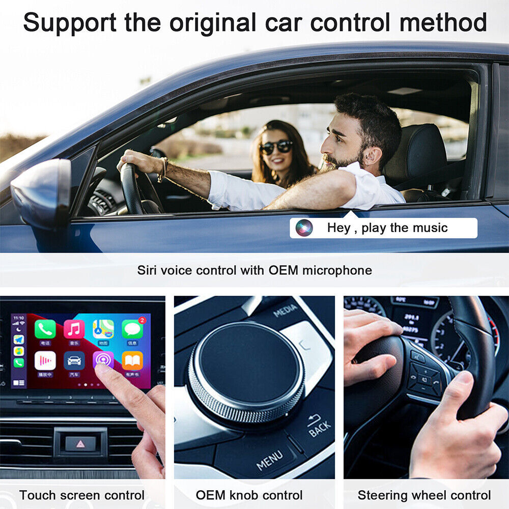 Wireless Carplay Adapter Dongle USB Play for iPhone IOS Car Navigation Player