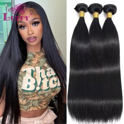 10A Brazilian Straight Human Hair Bundles Remy Human Hair Extensions Weft Hair