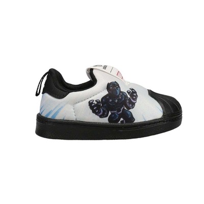 

Adidas Superstar 360 Marvel X Slip On Kids Boys Size  M Кроссовки Повседневные FX4881, Black;white, adidas Superstar 360 Marvel X Slip On Kids