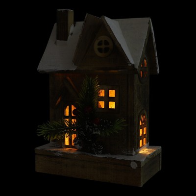 Christmas Wooden Tabletop Decoration Led Christmas Table Decor
