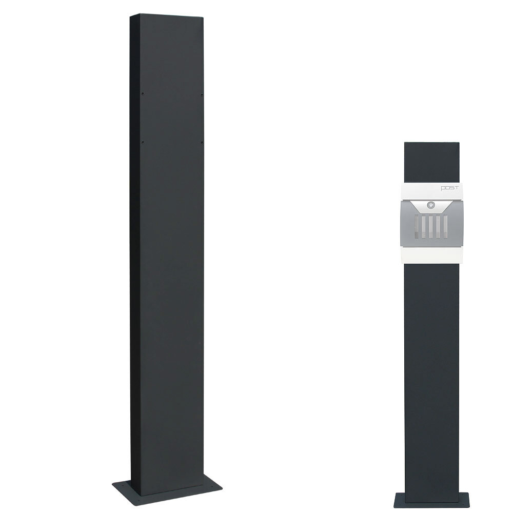 Briefkasten Standfuß Briefkastenständer Ständfüße Ständer Freistehend Schwarz