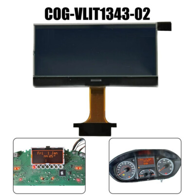 Dashboard LCD Screen COG-VLIT1343-02 For Fiat Ducato 3rd-gen Instrument Cluster