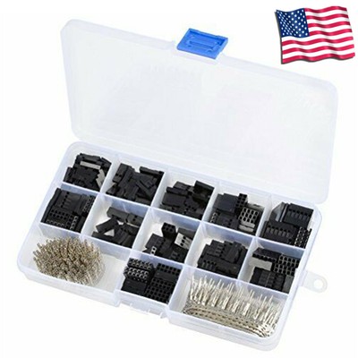 620Pcs 2.54mm Pitch JST XH 1 2 3 4 5 6 Pin Housing Connector
