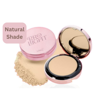 Winky Pressed Powder Prolight SPF 50 PA+++ Flawless Finish Bright Face Natural