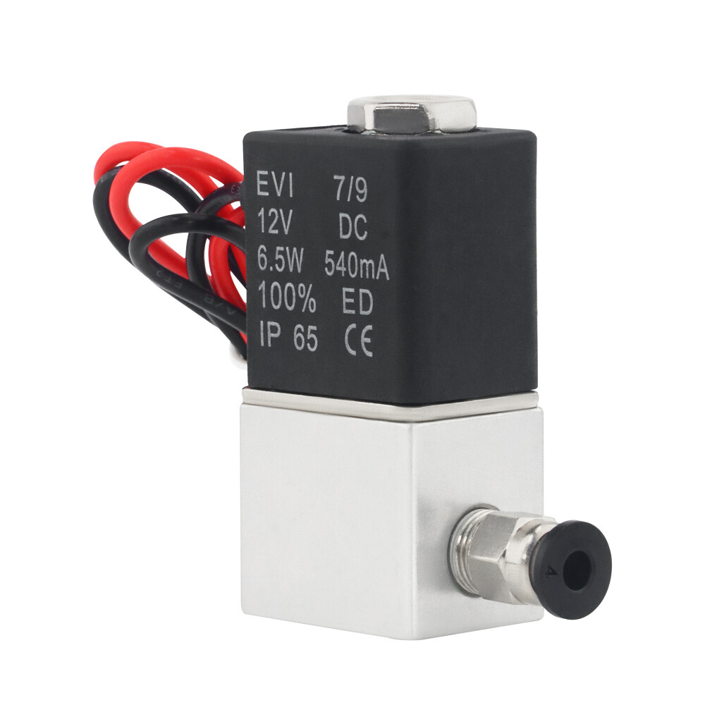 1/8" NPT 2 Way Normally Closed DC 12V Electric Solenoid Air Valve  Sets