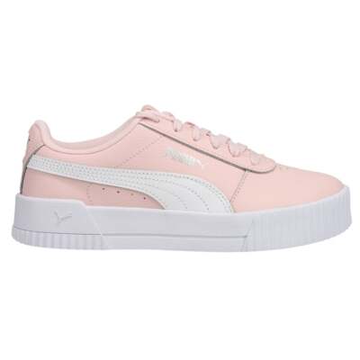 

Puma Carina L Platform Молодежные розовые кроссовки для девочек Повседневная обувь 370677-33, Розовый, Puma Carina L Platform Youth
