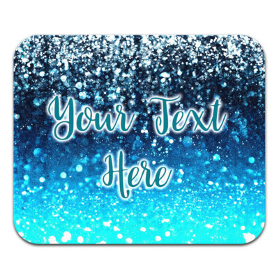 Customized Text Name Rectangle Mousepad Mice Mat Pad for Home Office PC Laptop
