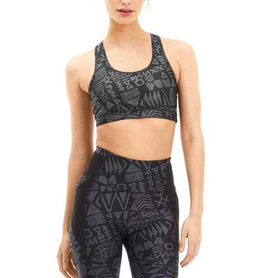 

Женский бюстгальтер Puma 4Keeps Graphic Mid Impact Размер  Повседневный 518912-08, Черный