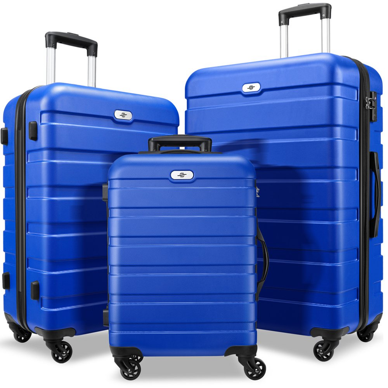 Sets Hard Shell Suitcase Set With Spinner Wheels For Travel Trip
