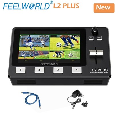 FEELWORLD L2 Plus Video Mixer Switcher 5.5 inch LCD Touch 4 HDMI In Live Stream