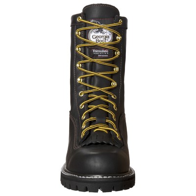 GORETEX GEORGIA BOOTS GORETEX 8 INCH WATERPROOF SOFT TOE LACE UP WORK MENS BLACK WORK S