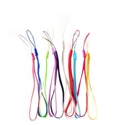 100pcs Hand Wrist Lanyard Strap String for USB Flash Drives Keys Accessories