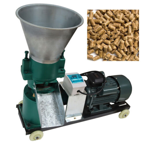 3 Head High productivity Animal Feed machine granulator Food Mill 5mm Plate 220V
