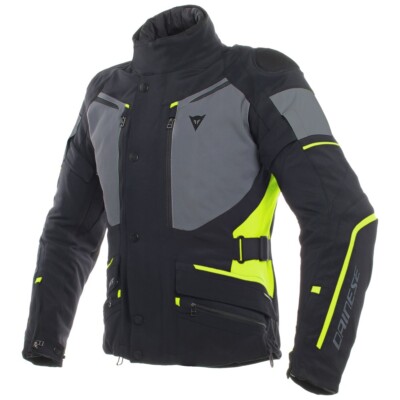 Motorcycle Jacket DAINESE CARVE MASTER 2 GORE-TEX black/fluo