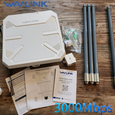 WAVLINK AX3000 WiFi Extender Outdoor WiFi 6 Repeater Long-Range Access Point US