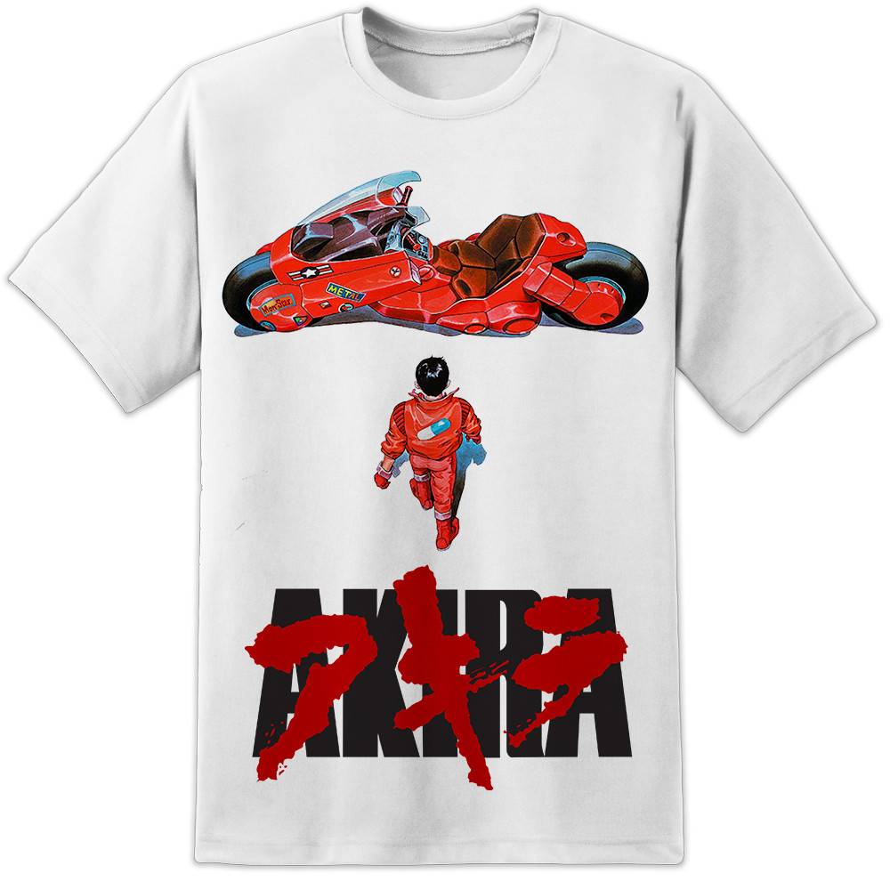Mens Kaneda Akira Movie Poster T Shirt Manga Mania Japanese Anime 90s Oldboy | eBay