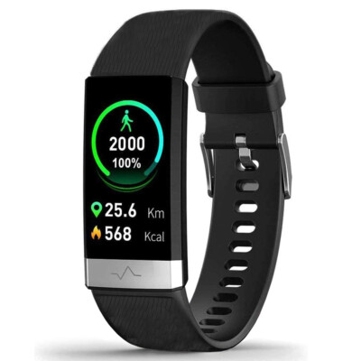 Bluetooth Sporty SmartWatch - Pedometer + Heart Rate Sensor + Call/SMS Notify