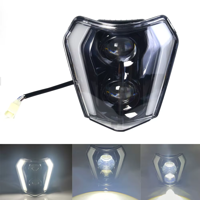 Motorcycle LED Headlight Headlamp DRL Light For KTM EXC EXCF SX SXF XC XCF XCW X